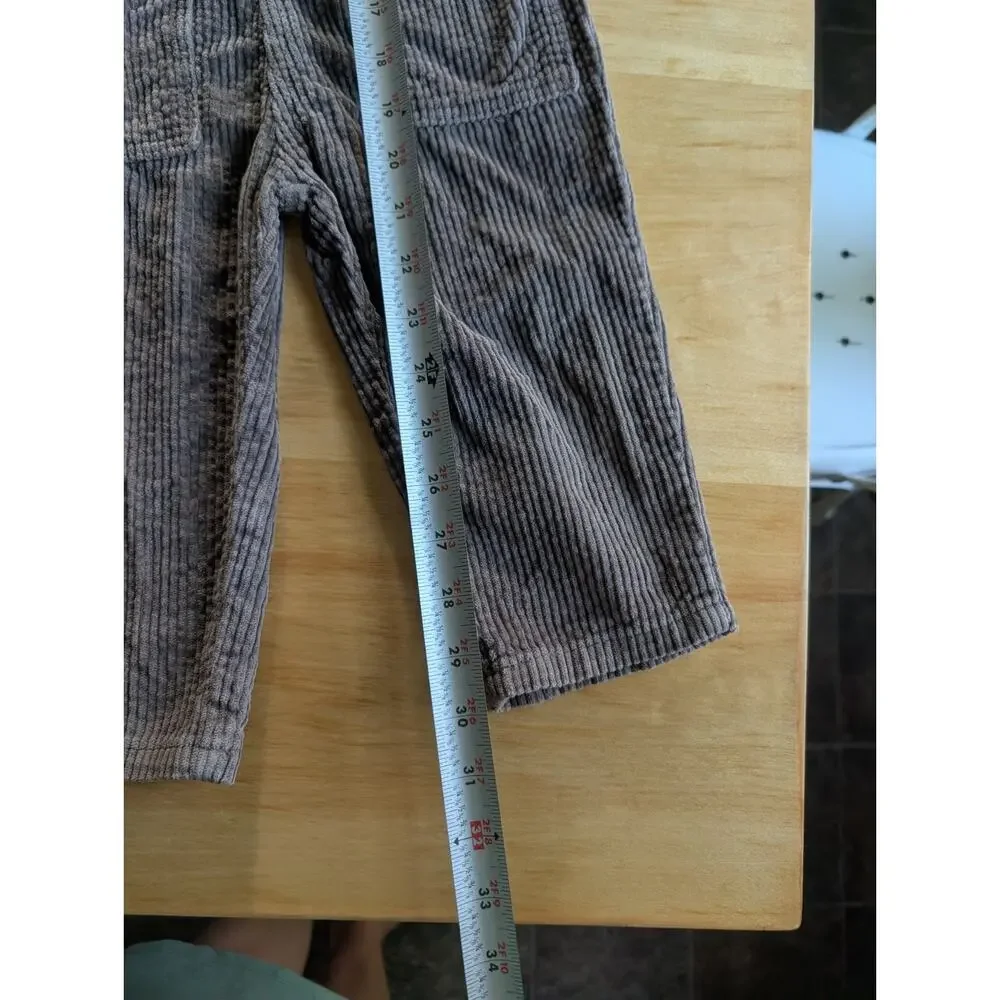 Little Co. by Lauren Conrad Toddler Corduroy Overalls Taupe Brown Size 2T Boho